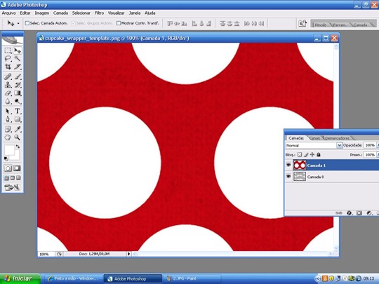wrapper usando o photoshop